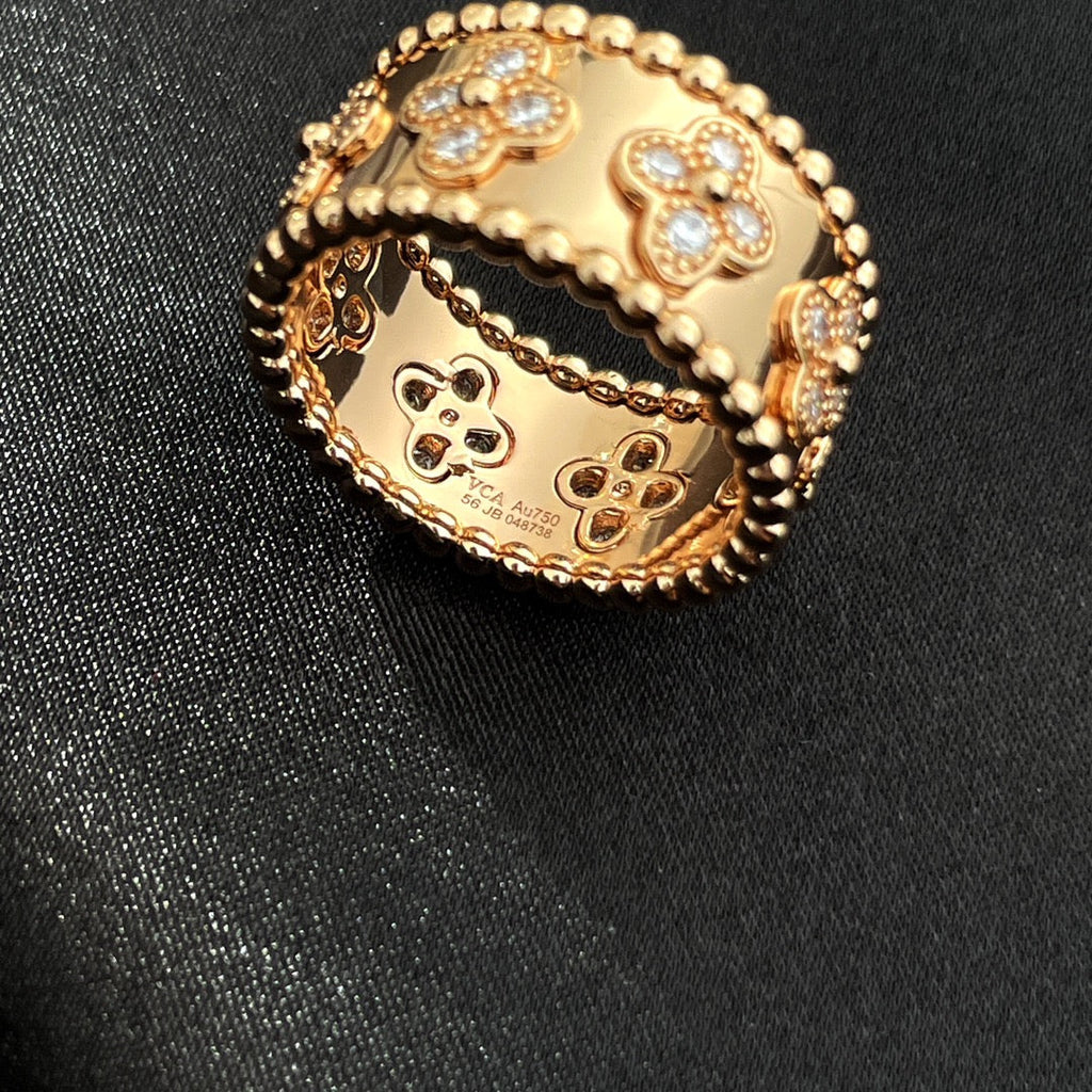 Van Cleef & Arpels PERLEE DIAMOND LARGE RING