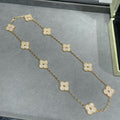 Van Cleef & Arpels CLOVER NECKLACE 10 MOTIFS DIAMOND PAVED