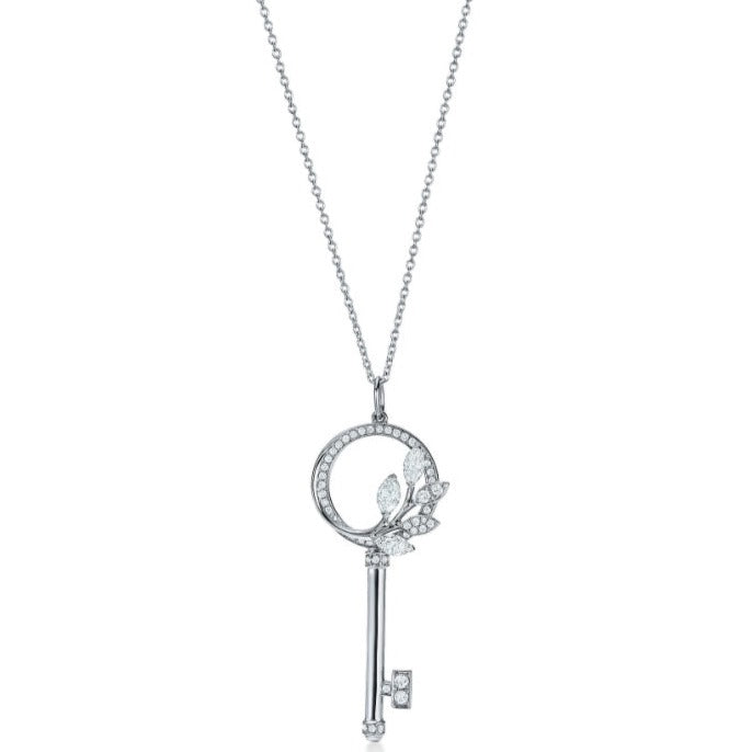 TIFFANY VICTORIA KEY DIAMOND NECKLACE