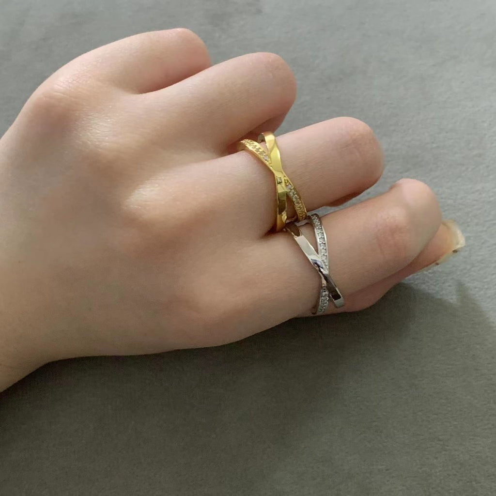 TIFFANY ATLAS X DIAMOND RING