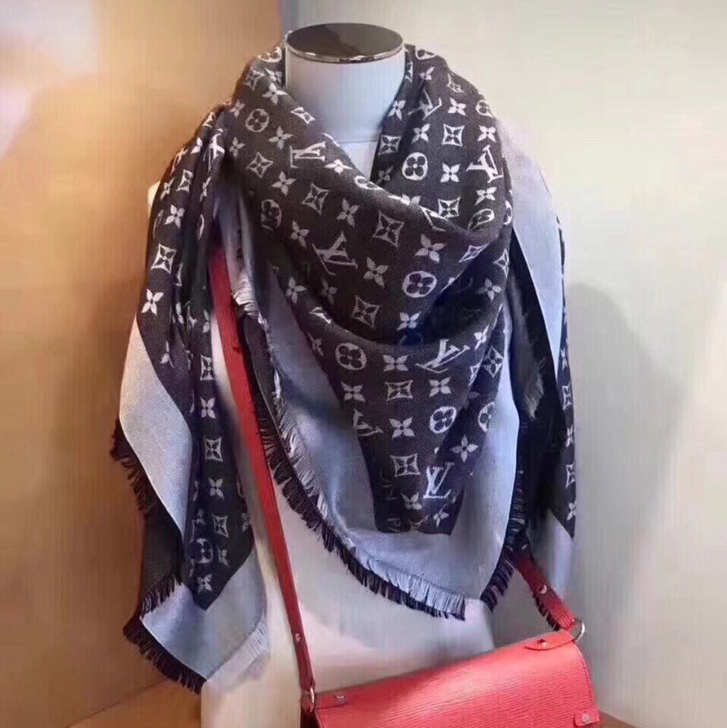 LOUIS VUITTON SCARF 140CM IN COLORFUL CASHMERE  772858