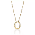 TIFFANY LOCK NECKLACE GOLD