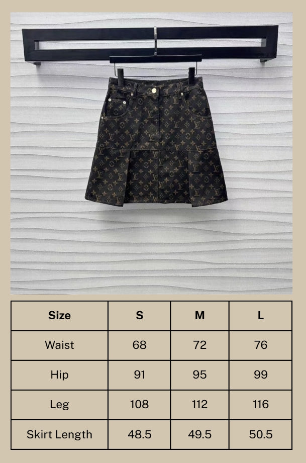 LOUIS VUITTON LV Monogram Denim Set