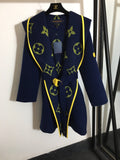 LOUIS VUITTON LV 25S BELTED WOOL COAT 0143