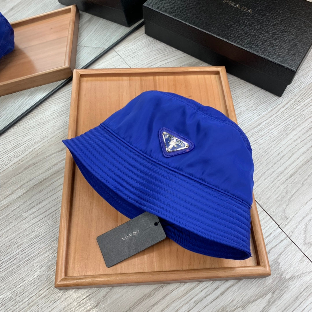 PRADA BUCKET HAT IN AZURE BLUE RE-NYLON 234099