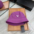 PRADA BUCKET HAT IN PURPLE RE-NYLON 234100