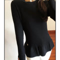 LOUIS VUITTON LV 25S CREW NECK RUFFLE PULLOVER 0082