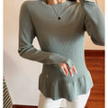 LOUIS VUITTON LV 25S CREW NECK RUFFLE PULLOVER 0083