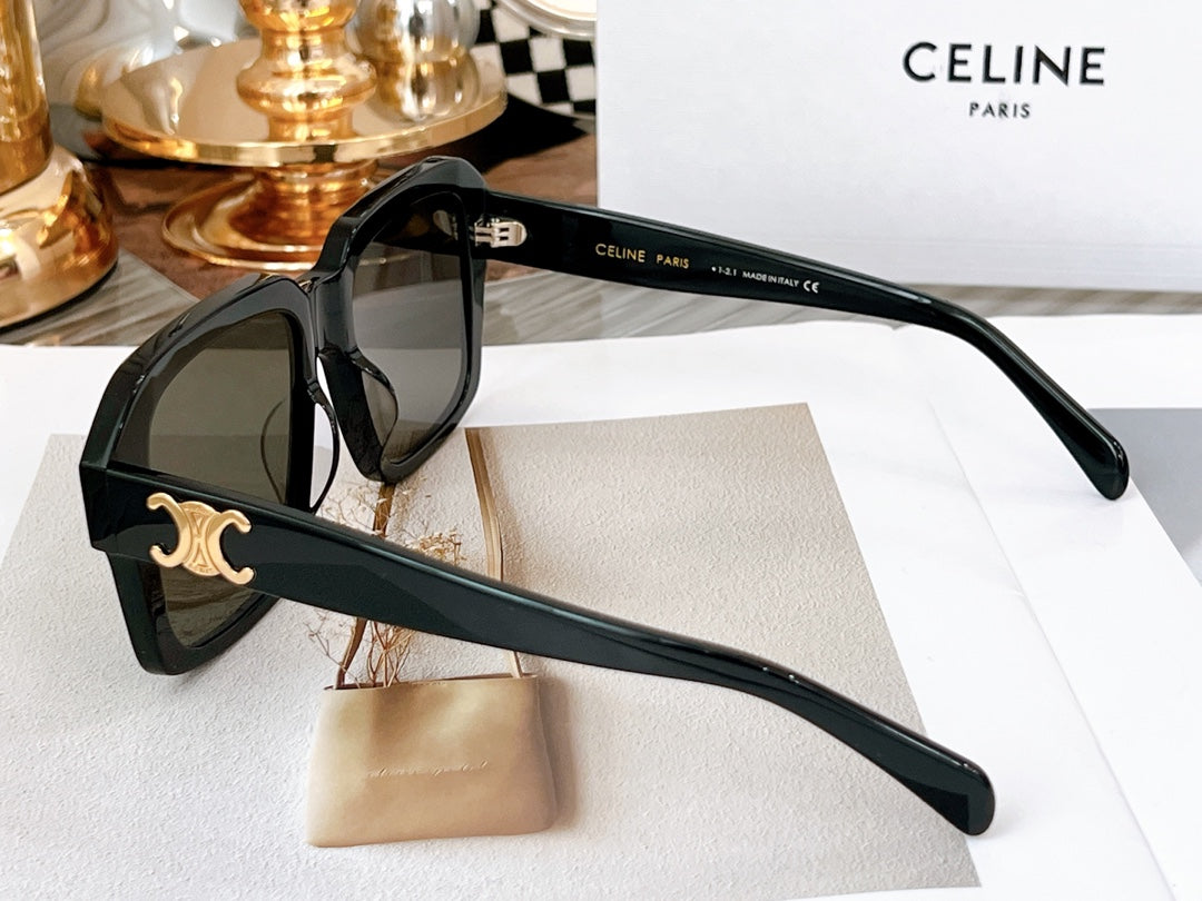CELINE TRIOMPHE SUNGLASS CL4S490 IN ACETATE