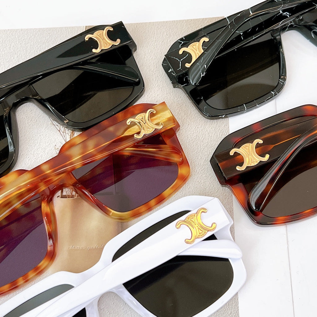 CELINE TRIOMPHE SUNGLASS CL4S490 IN ACETATE
