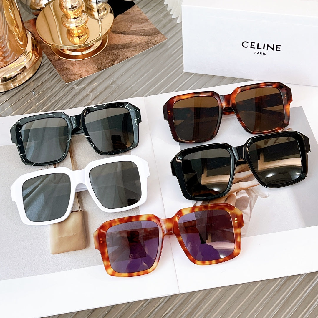 CELINE TRIOMPHE SUNGLASS CL4S490 IN ACETATE