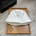 PRADA BUCKET HAT IN WHITE RE-NYLON 741389