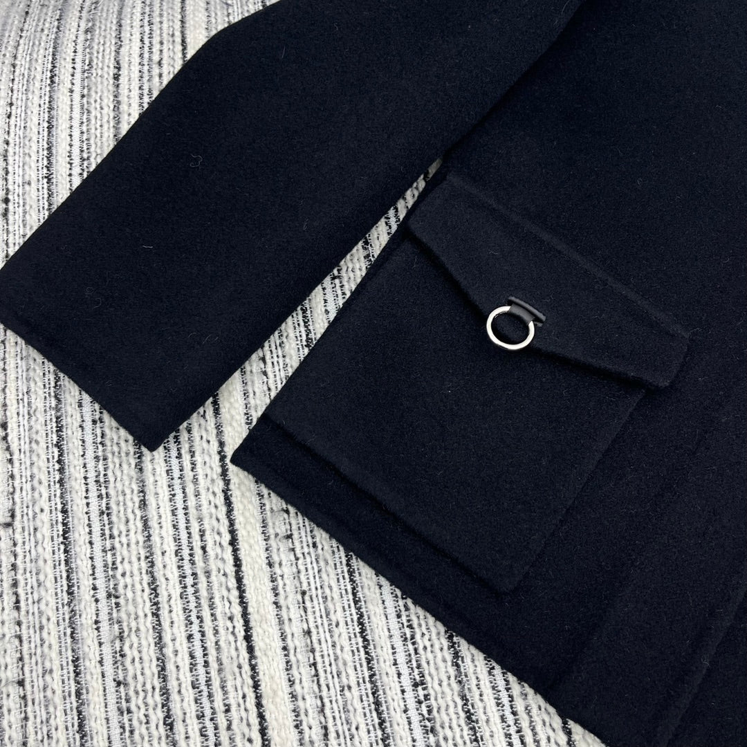 HERMES 25S DOUBLE-FACED CASERE JACKET 381