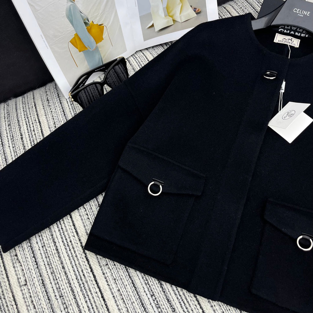 HERMES HERMES 25S REVERSIBLE CASERE COAT 174