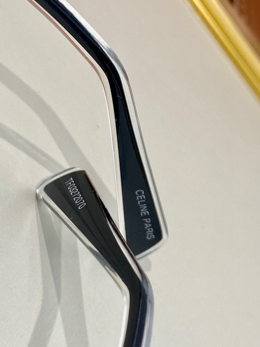 CELINE SUNGLASS CL40100 IN METAL MINERAL GLASS LENSES