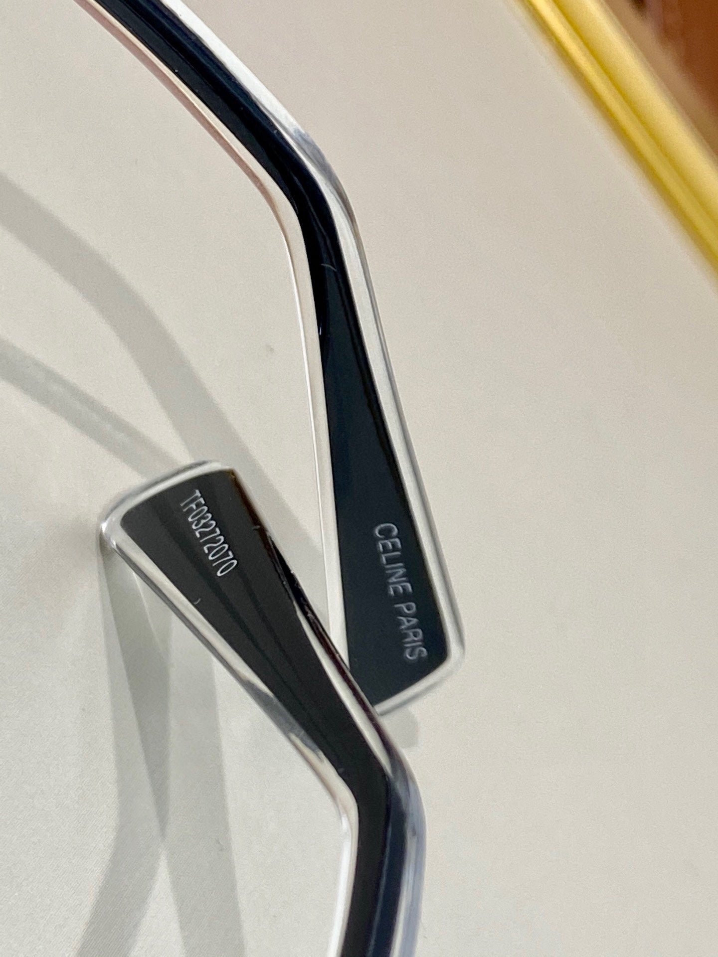 CELINE SUNGLASS CL40100 IN METAL MINERAL GLASS LENSES