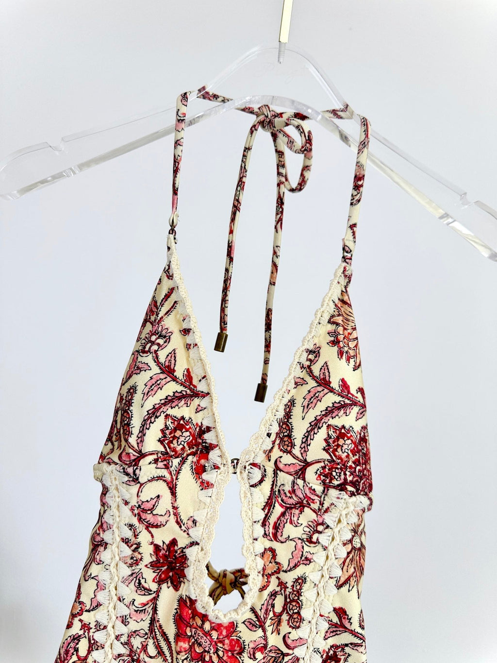 ZIMMERMANN BIKINI WITH PLUNGING NECKLINE 270503