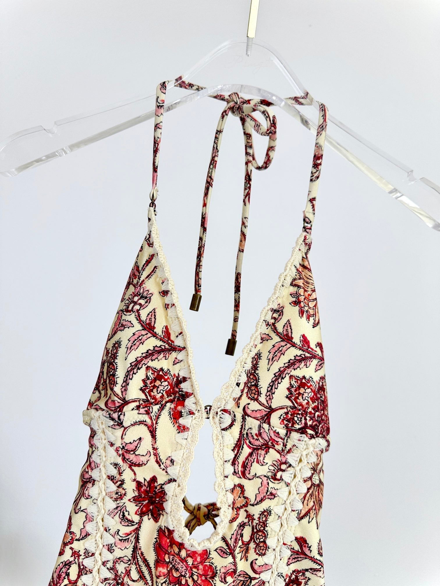 ZIMMERMANN BIKINI WITH PLUNGING NECKLINE 270503