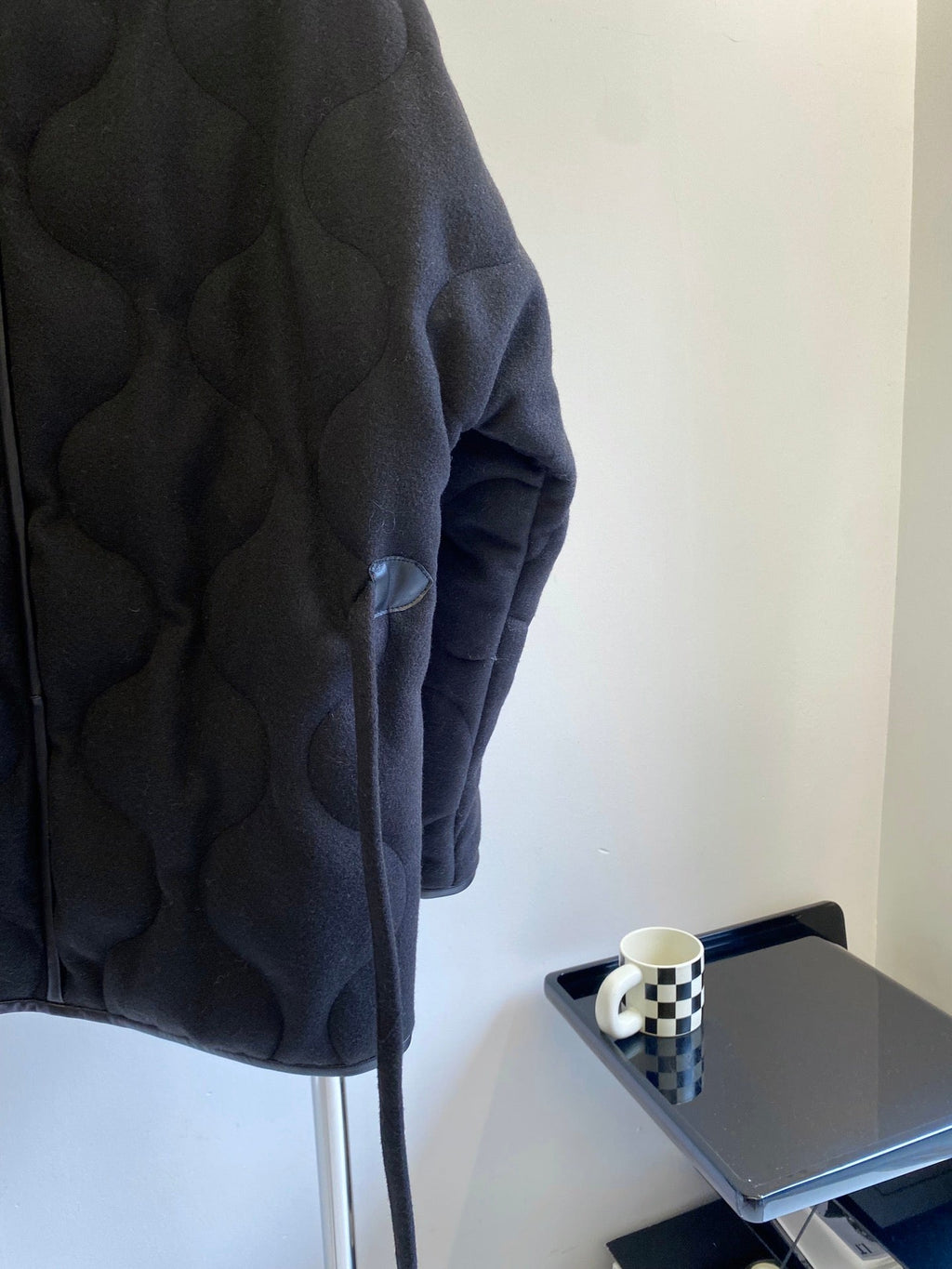 HERMES HERMES 25S REVERSIBLE SHORT COTTON COAT 129