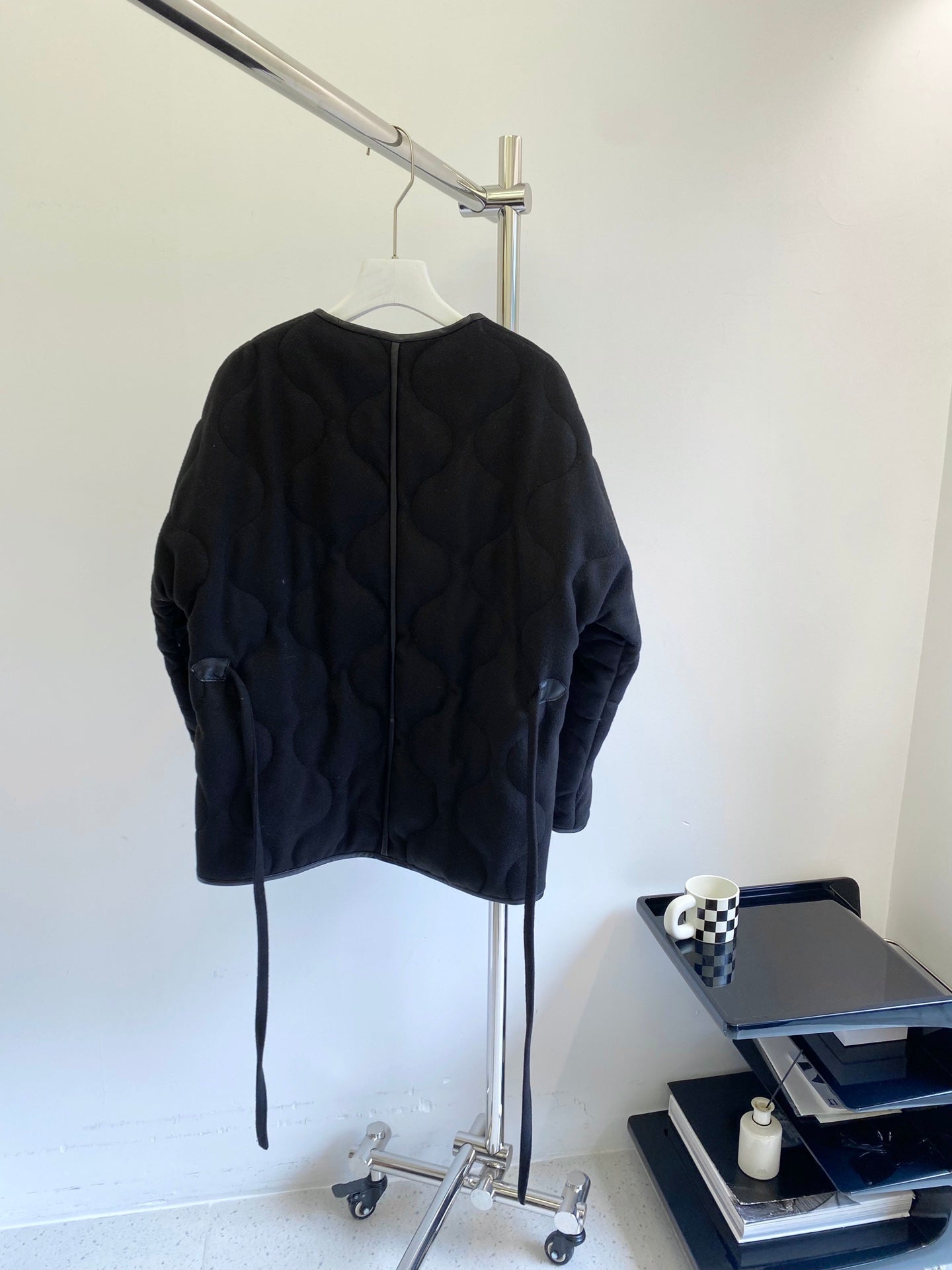 HERMES HERMES 25S REVERSIBLE SHORT COTTON COAT 129