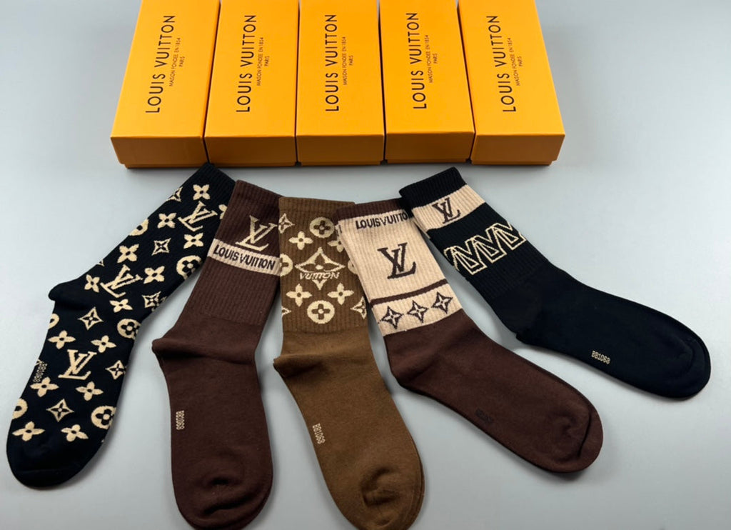 LOUIS VUITTON CREW SOCKS 425691 (1 BOX)