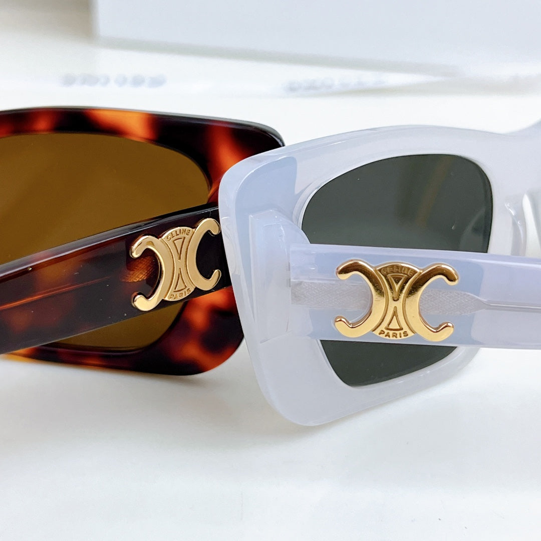 CELINE TRIOMPHE SQUARE SUNGLASS CL4S492 IN ACETATE