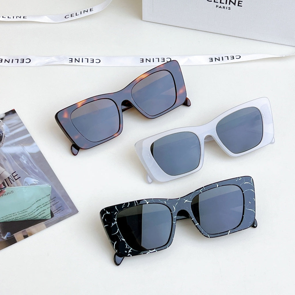 CELINE TRIOMPHE SQUARE SUNGLASS CL4S492 IN ACETATE