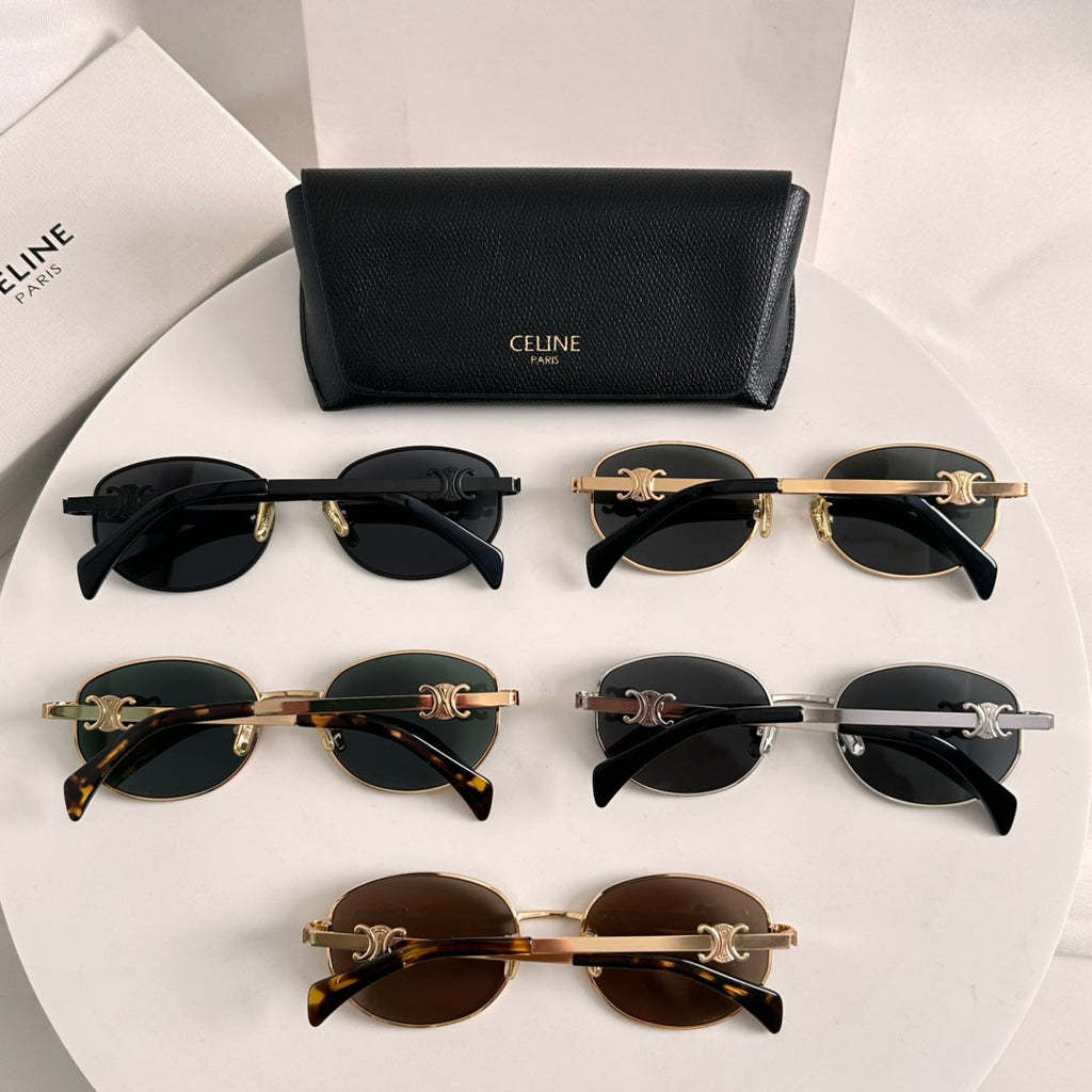 CELINE TRIOMPHE SUNGLASS CL40069U IN METAL