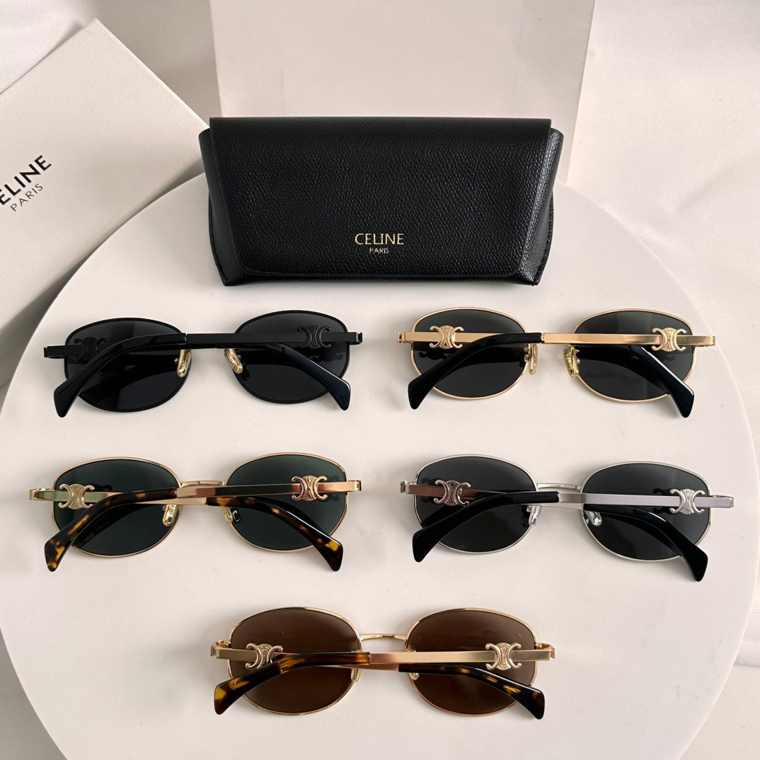 CELINE TRIOMPHE SUNGLASS CL40069U IN METAL