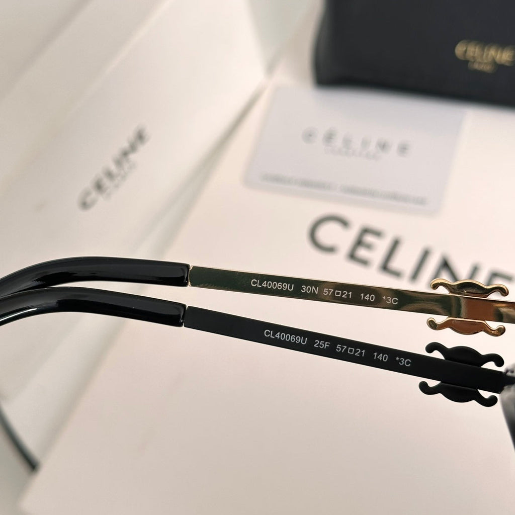 CELINE TRIOMPHE SUNGLASS CL40069U IN METAL