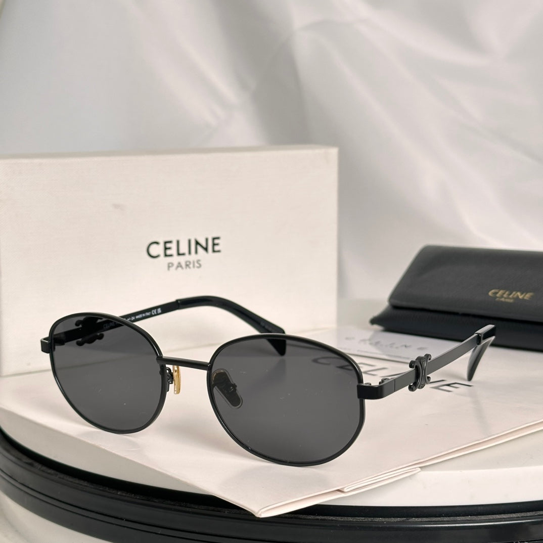 CELINE TRIOMPHE SUNGLASS CL40069U IN METAL