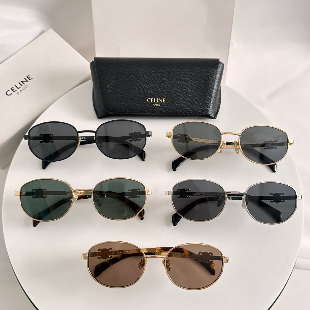 CELINE TRIOMPHE SUNGLASS CL40069U IN METAL
