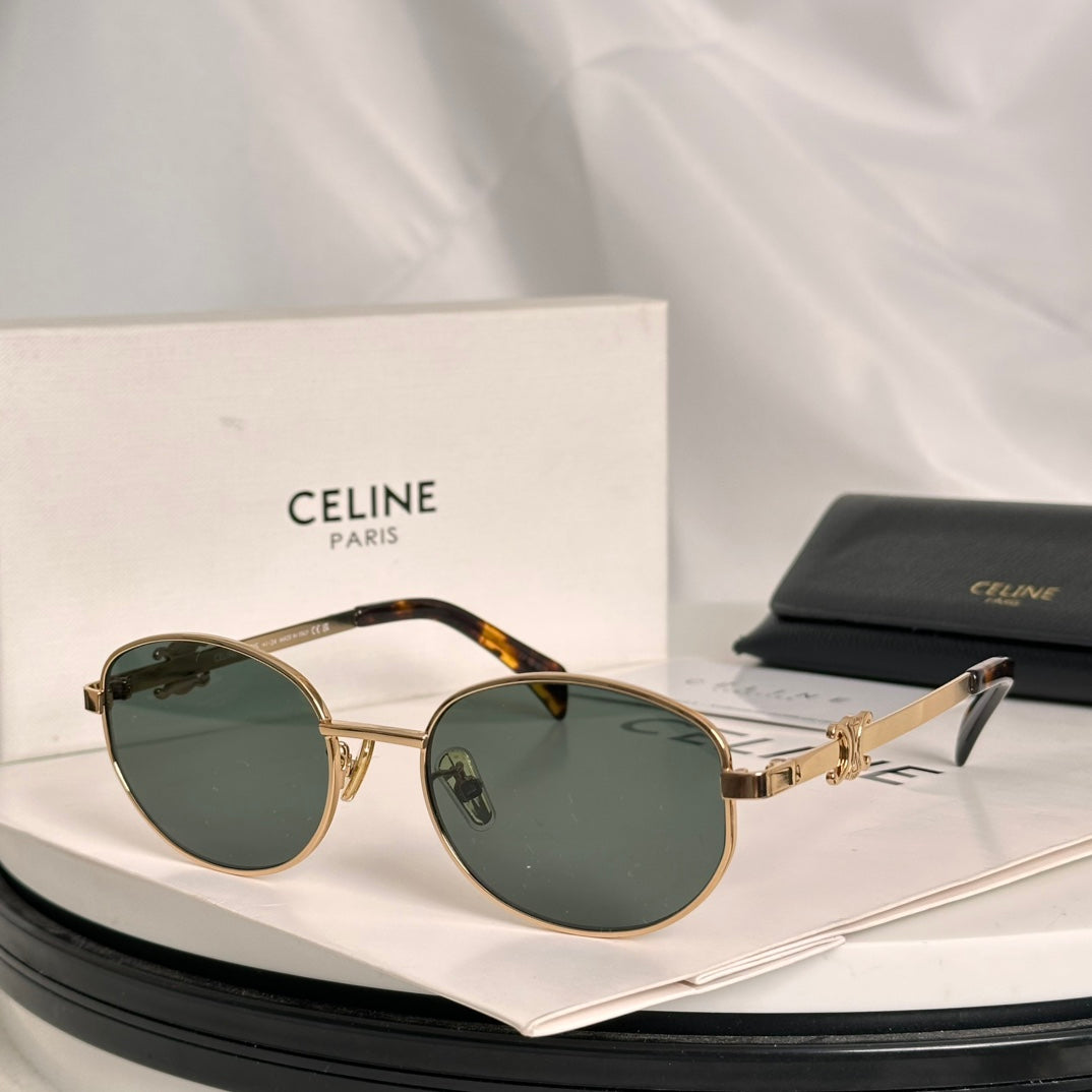CELINE TRIOMPHE SUNGLASS CL40069U IN METAL