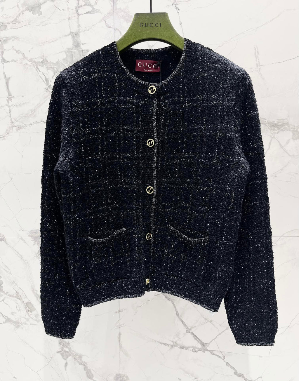 GUCCI Gucci 2025 Cardigan Dark Blue Wool
