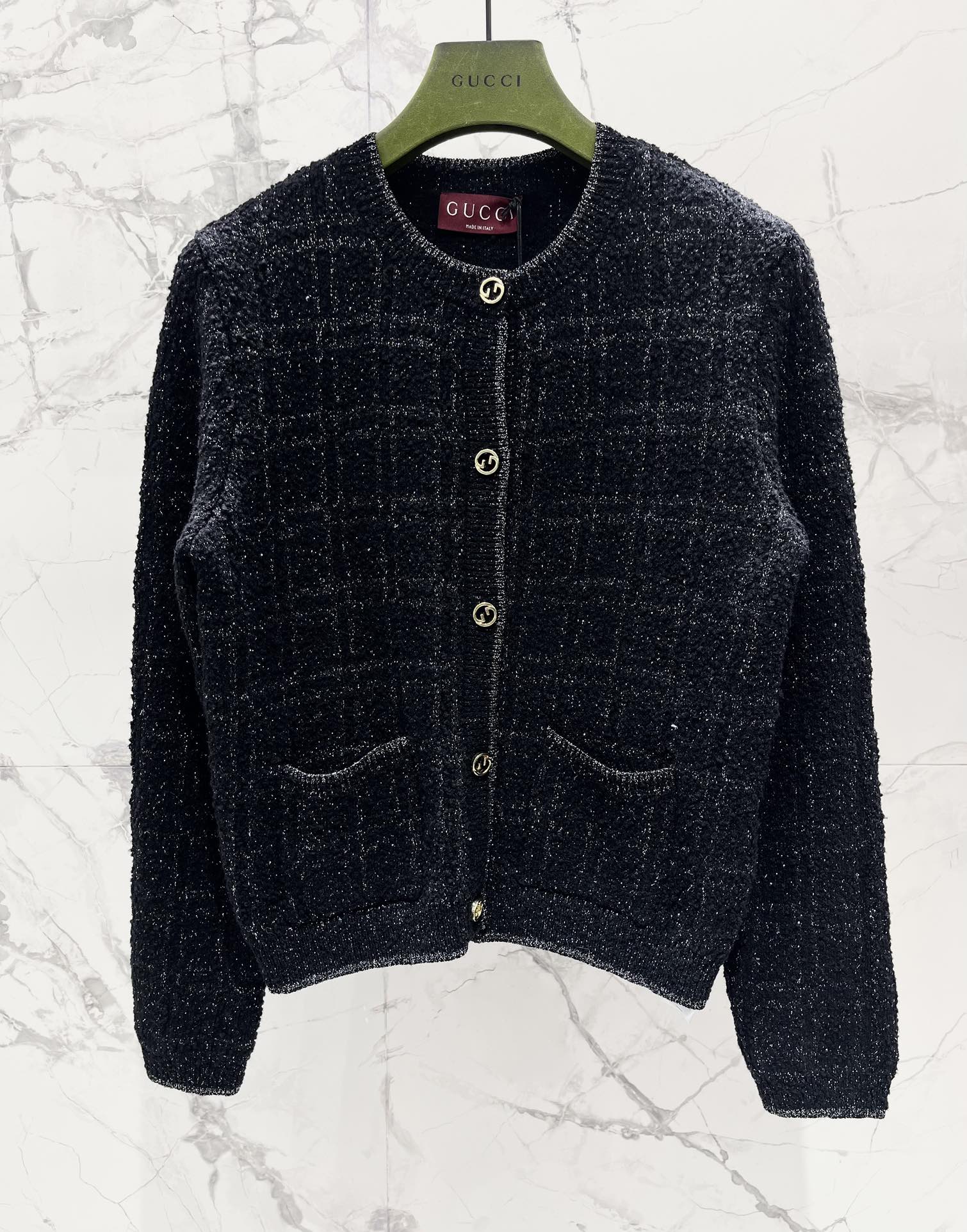 GUCCI Gucci 2025 Cardigan Dark Blue Wool