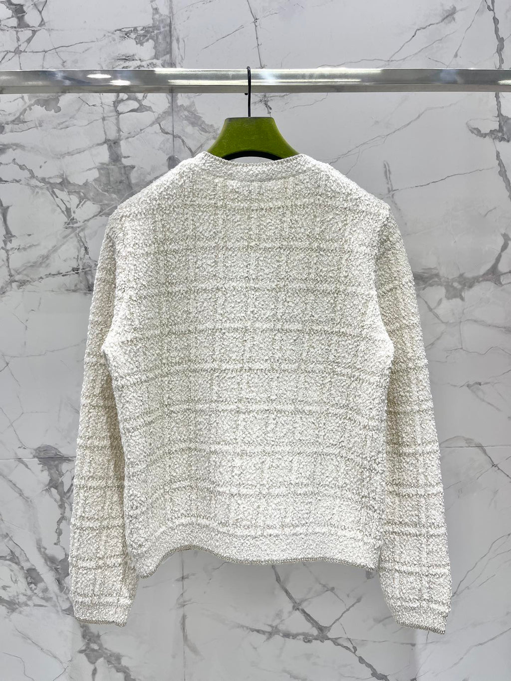 GUCCI Gucci 2025 Cardigan Cream White Wool