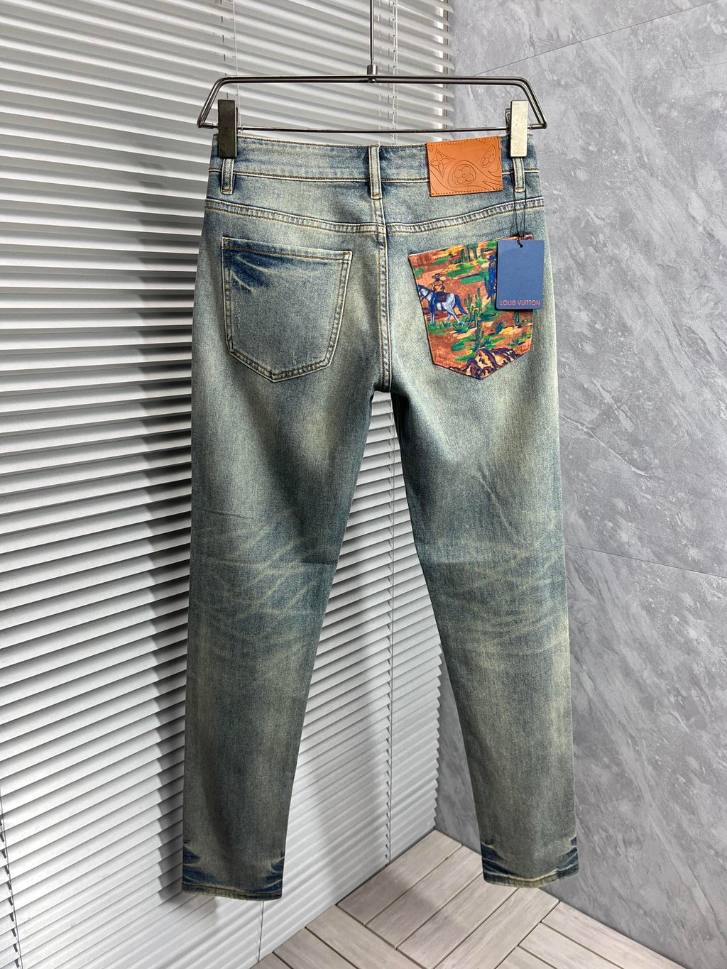 LOUIS VUITTON LV BLUE DENIM JEAN 239494