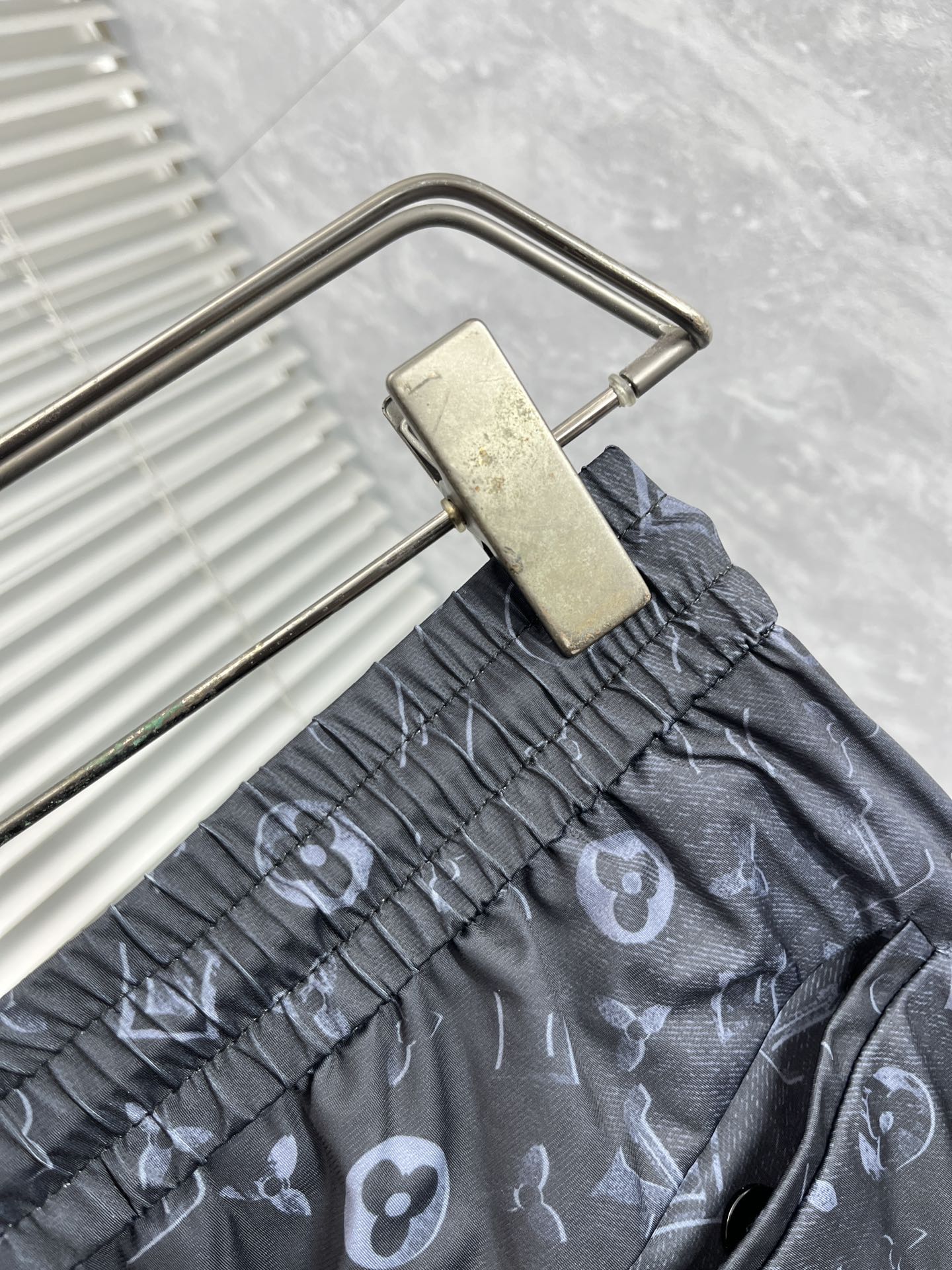 LOUIS VUITTON LV BLACK MONOGRAM TROUSERS 239492