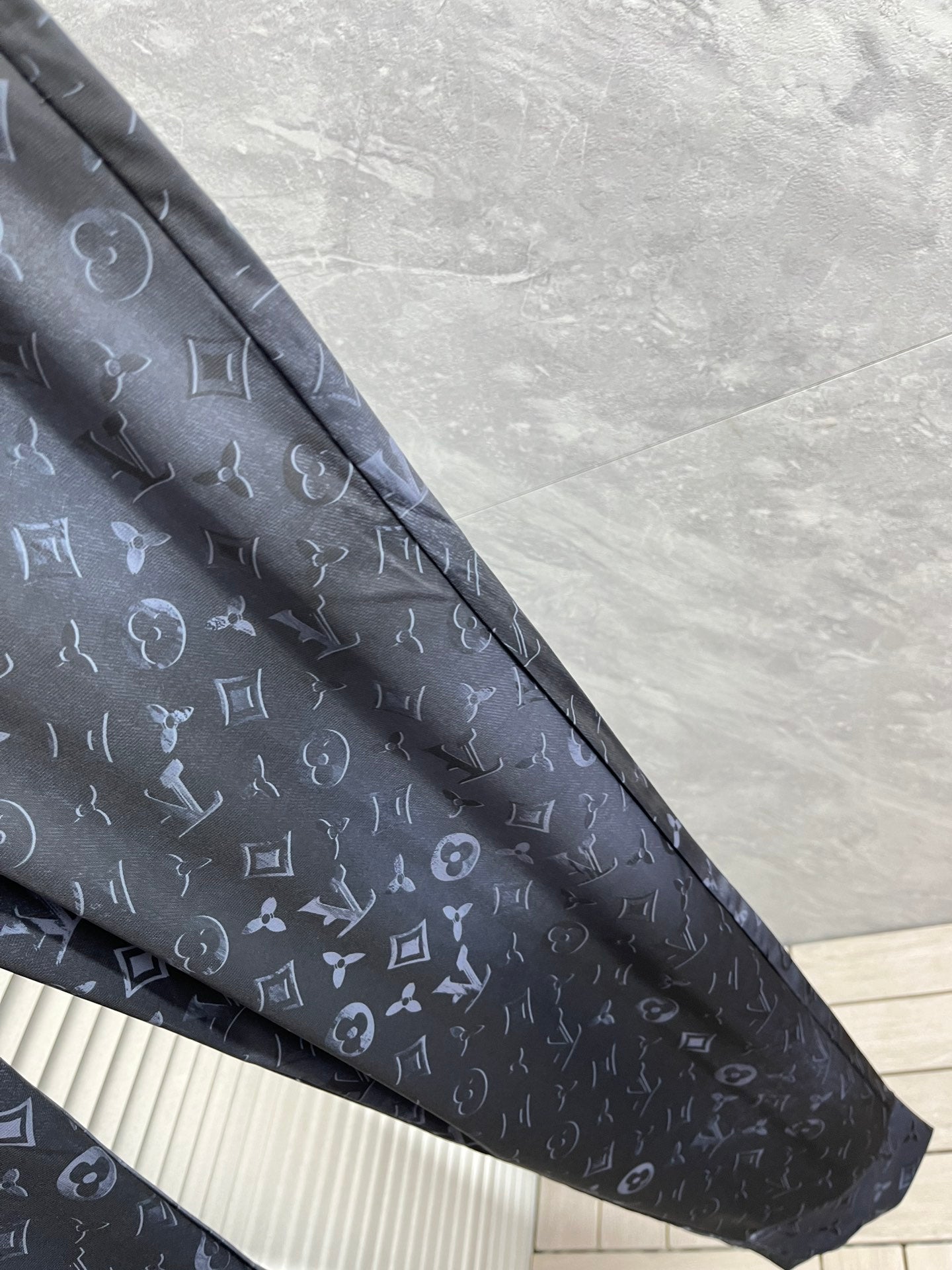 LOUIS VUITTON LV BLACK MONOGRAM TROUSERS 239492
