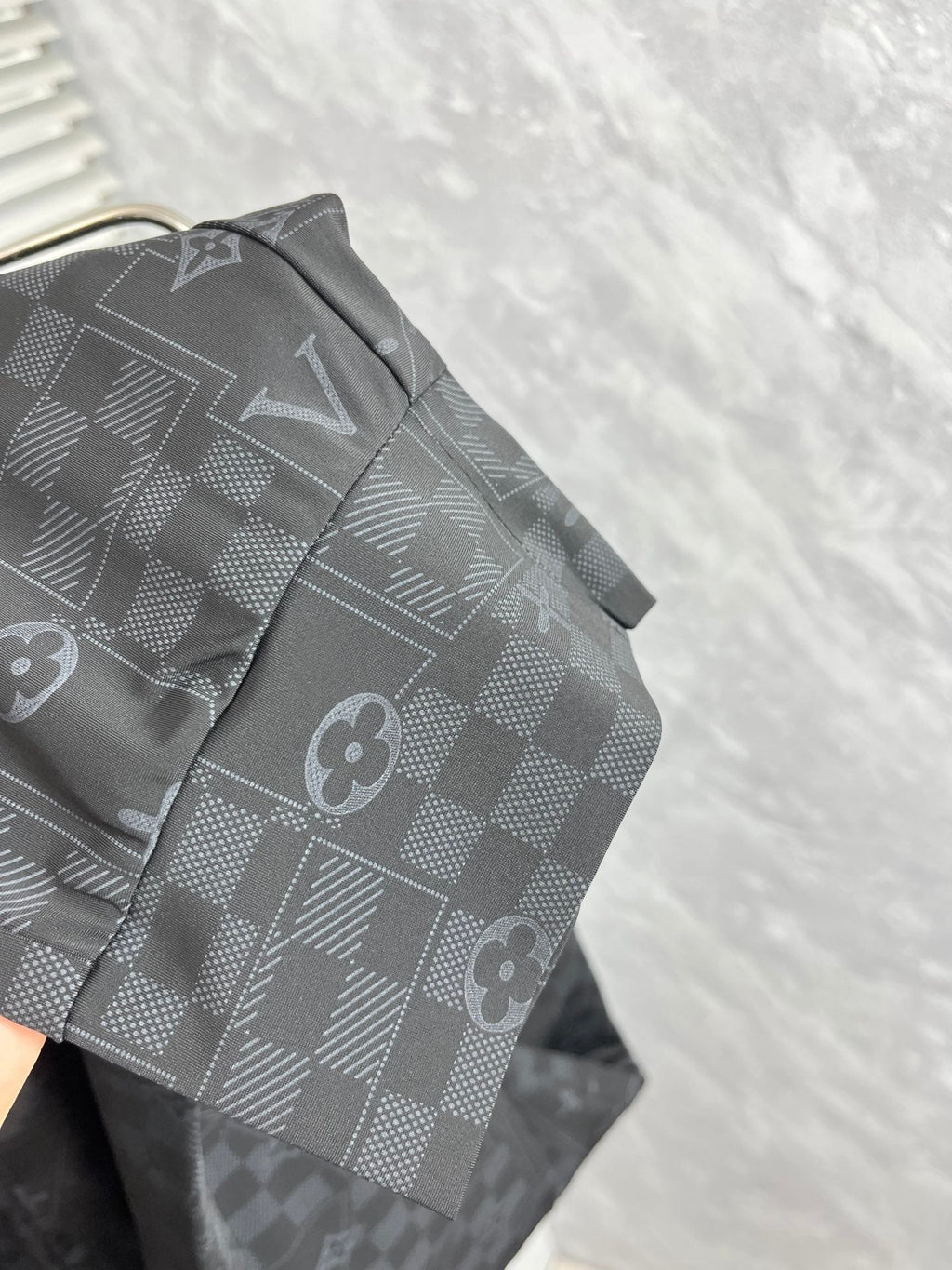 LOUIS VUITTON LV BLACK MONOGRAM TROUSERS 239491