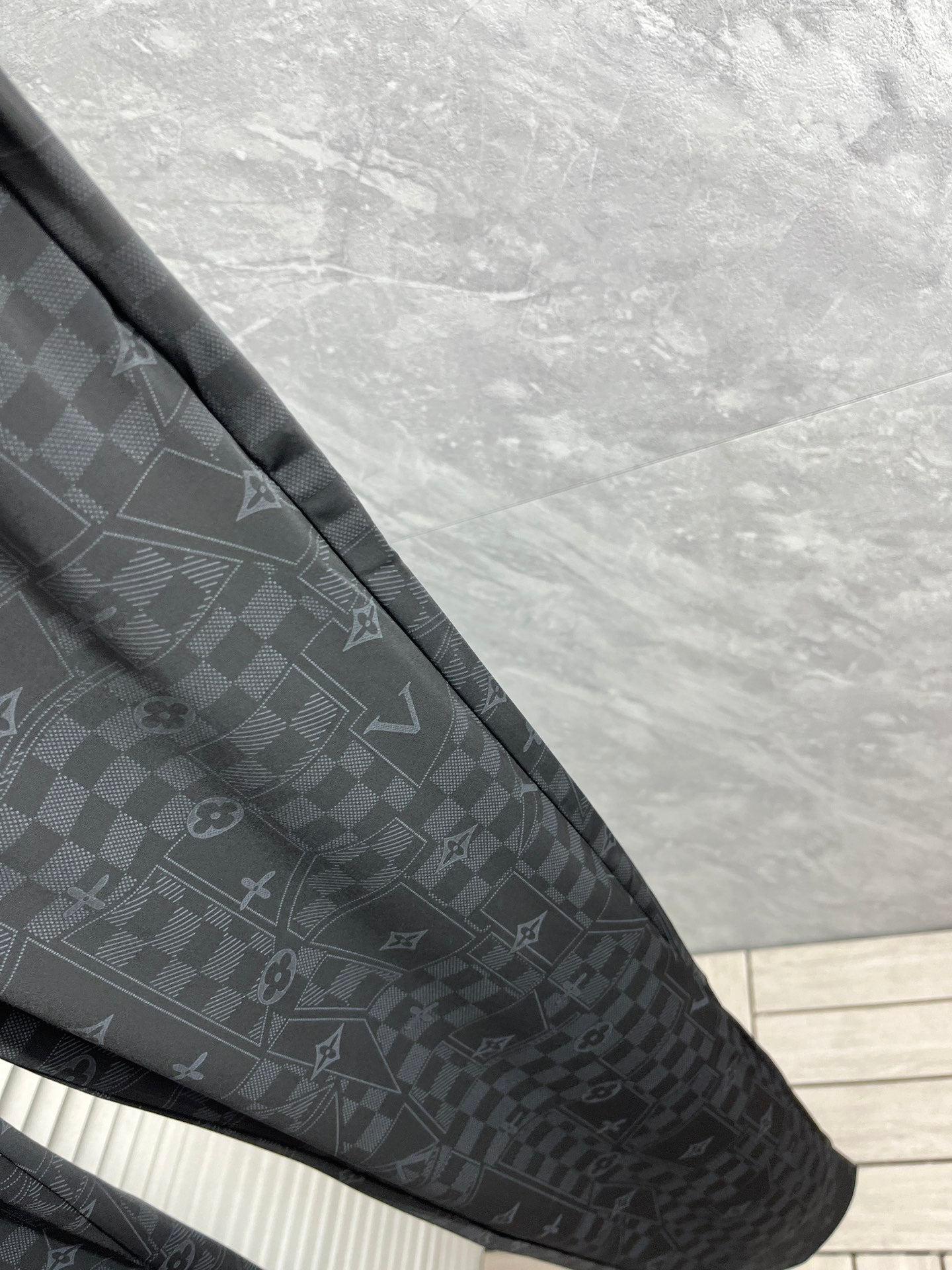 LOUIS VUITTON LV BLACK MONOGRAM TROUSERS 239491