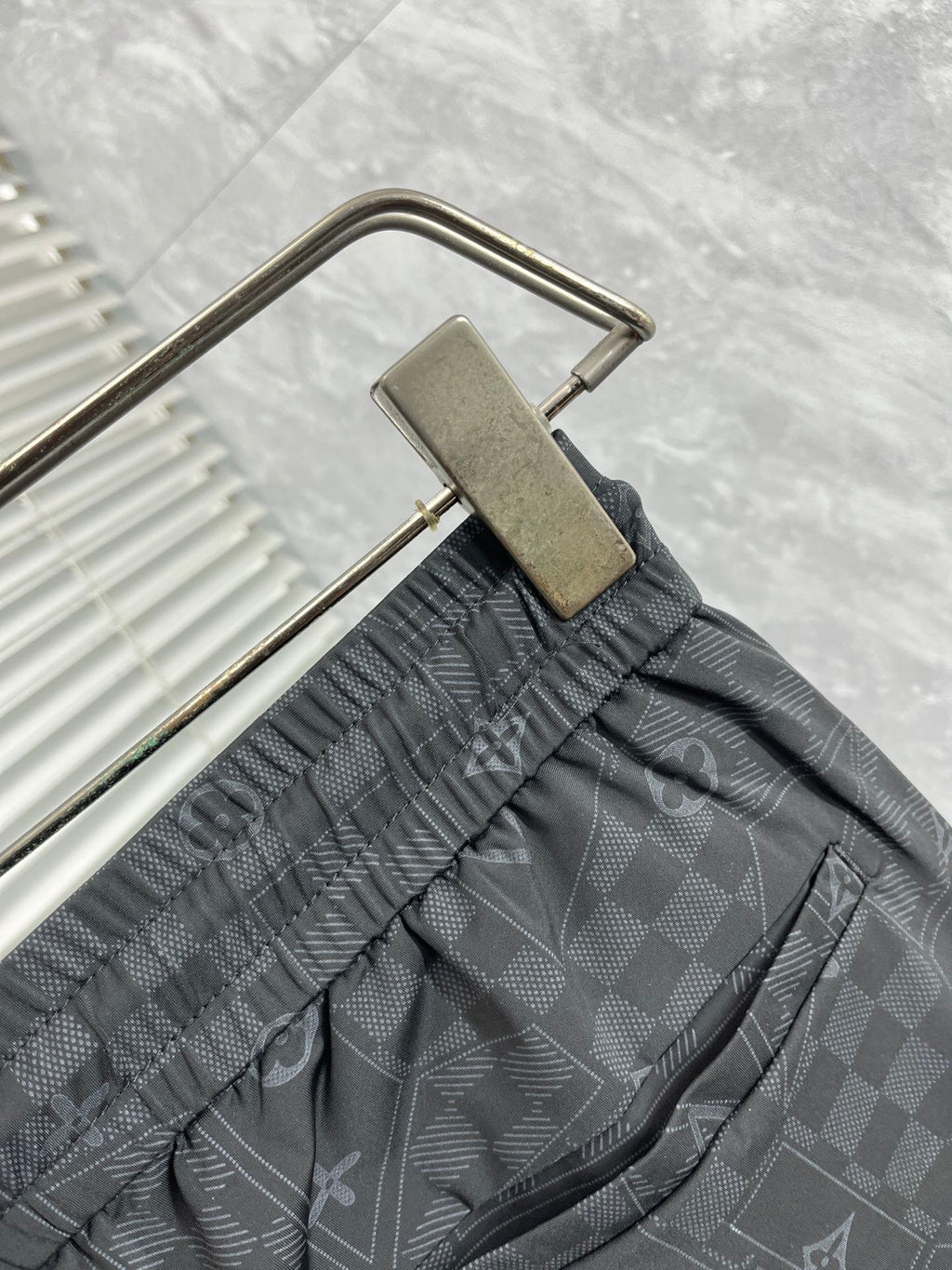 LOUIS VUITTON LV BLACK MONOGRAM TROUSERS 239491