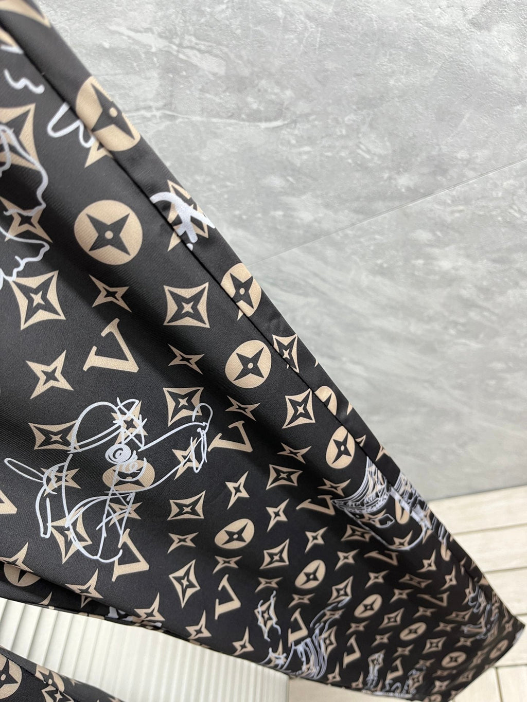 LOUIS VUITTON LV DARK BROWN MONOGRAM TROUSERS 239490