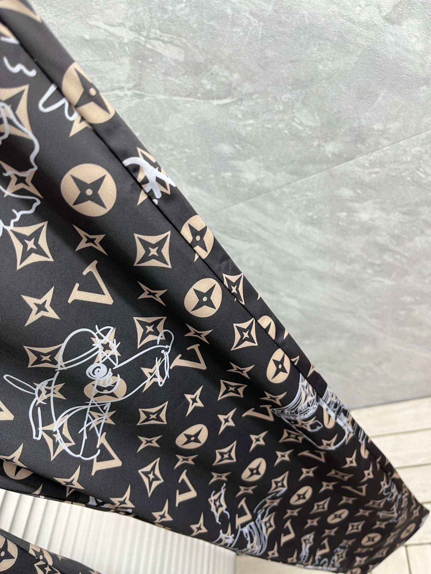 LOUIS VUITTON LV DARK BROWN MONOGRAM TROUSERS 239490