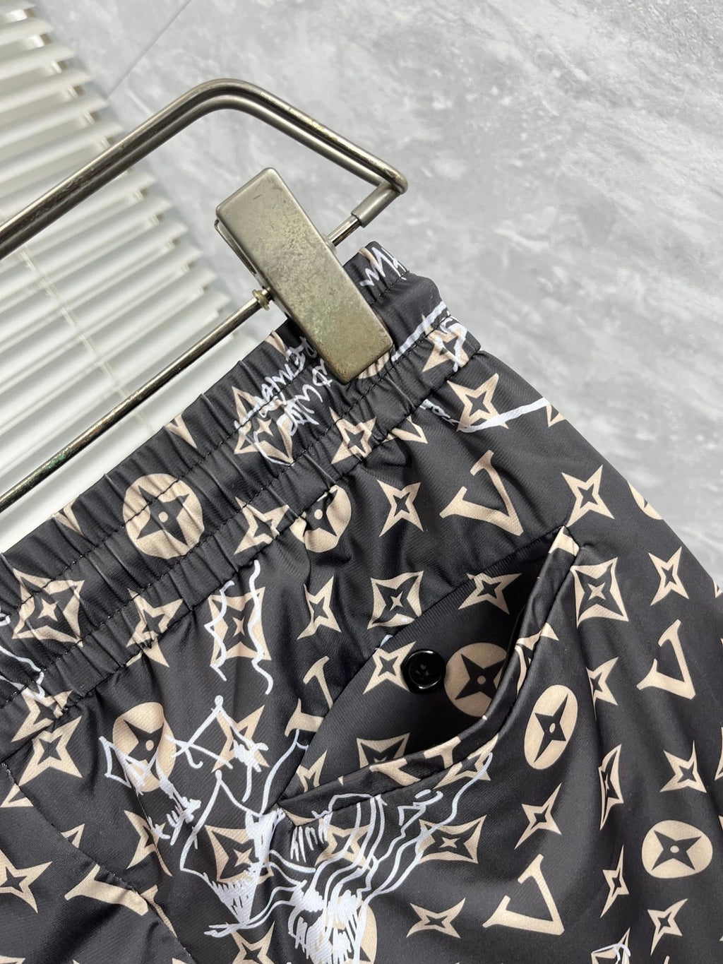 LOUIS VUITTON LV DARK BROWN MONOGRAM TROUSERS 239490