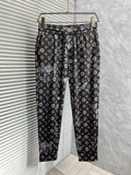 LOUIS VUITTON LV DARK BROWN MONOGRAM TROUSERS 239490
