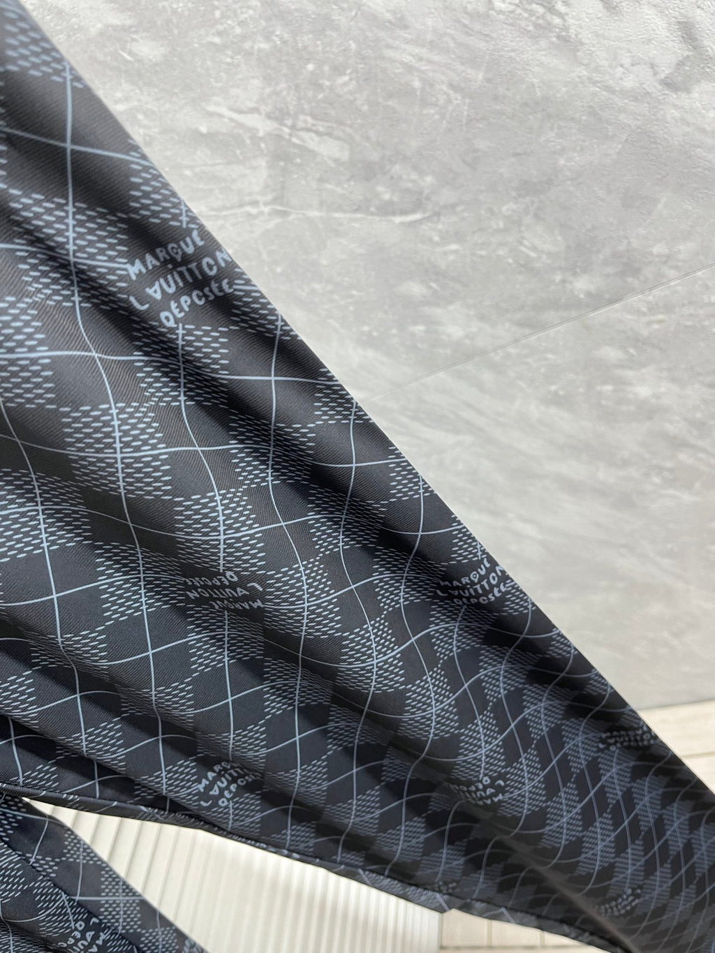 LOUIS VUITTON LV BLACK MONOGRAM TROUSERS 239489