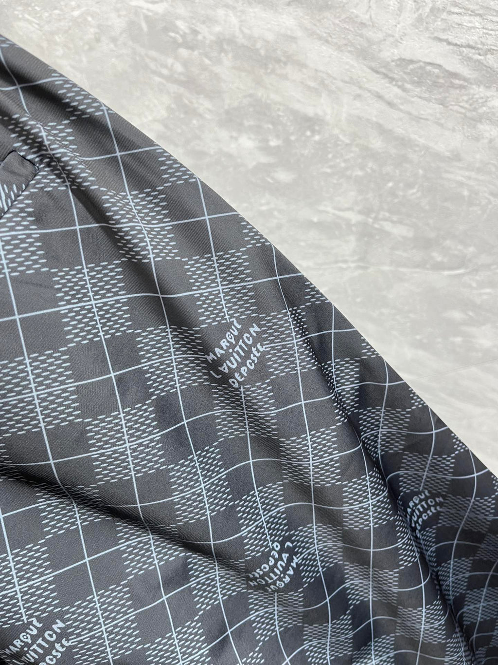 LOUIS VUITTON LV BLACK MONOGRAM TROUSERS 239489