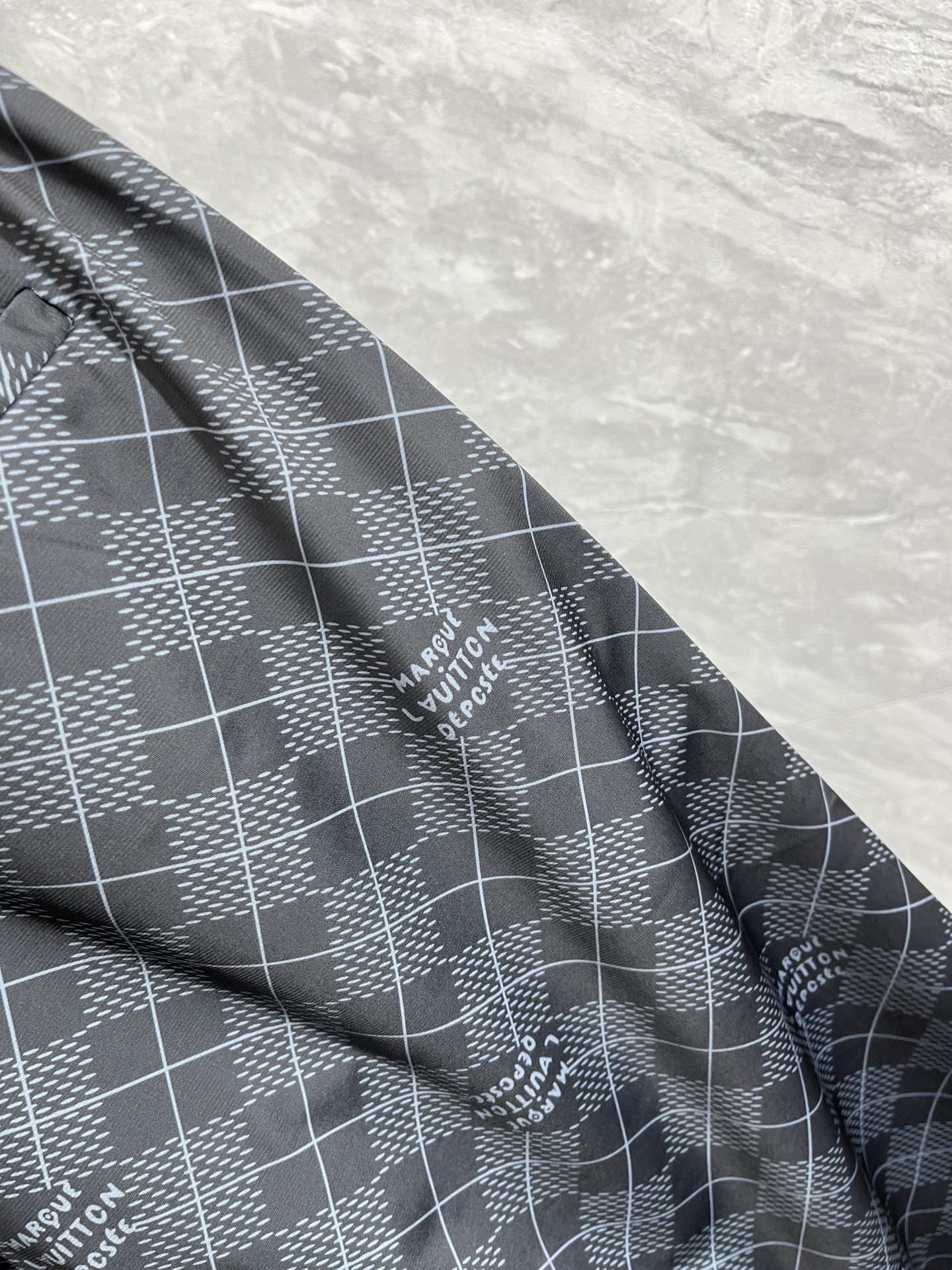 LOUIS VUITTON LV BLACK MONOGRAM TROUSERS 239489