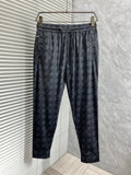 LOUIS VUITTON LV BLACK MONOGRAM TROUSERS 239489